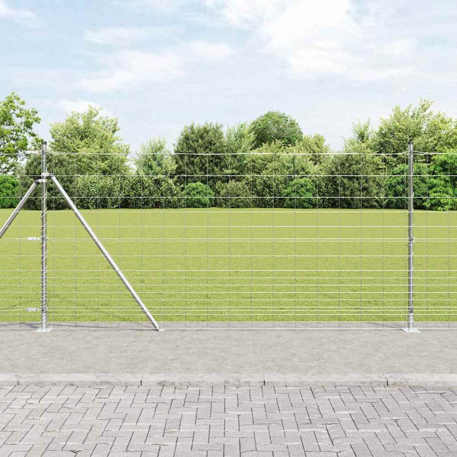 Afrasteringspaal Gegalvaniseerd 25 x 1,2 m Staal