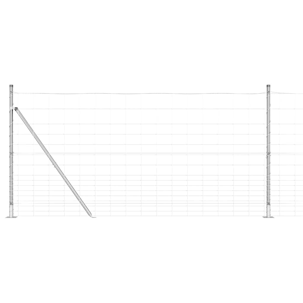 Afrasteringspaal Gegalvaniseerd 25 x 1,2 m Staal
