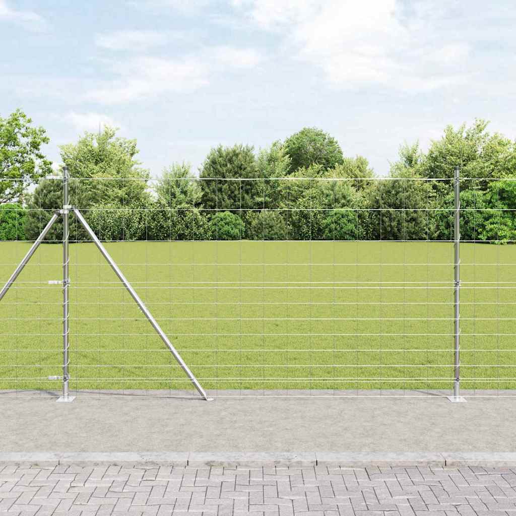 Afrasteringspaal Gegalvaniseerd 25 x 1,4 m Staal