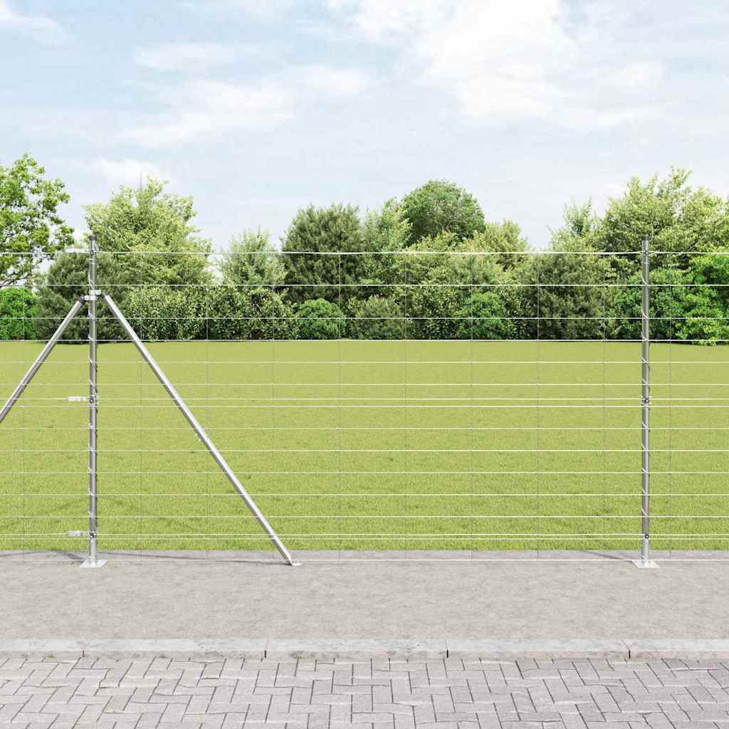 Afrasteringspaal Gegalvaniseerd 25 x 1,4 m Staal