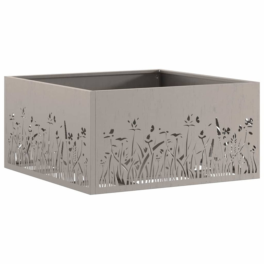 Vuurkorf Bruin Cortenstaal 60 x 60 x 30 cm Weerbestendig staal/bruin