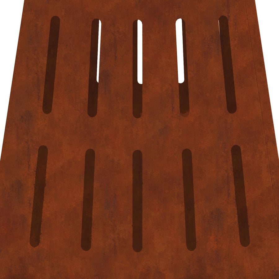 Vuurkorf Bruin 50 X 50 X 70 Cm Cortenstaal Weerbestendig staal/bruin