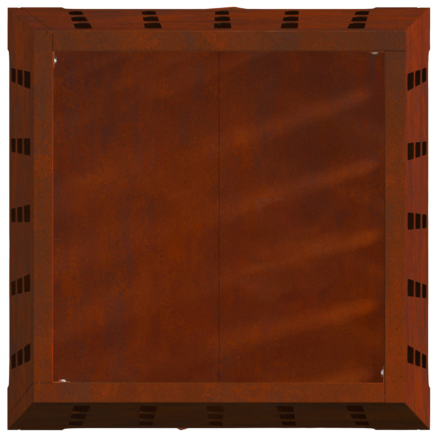 Vuurkorf Bruin 50 X 50 X 70 Cm Cortenstaal Weerbestendig staal/bruin