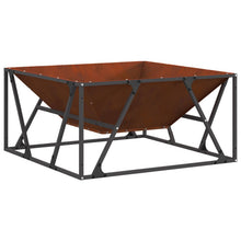 Vuurkorf Bruin Cortenstaal 80 x 80 x 40 cm Weerbestendig staal/bruin