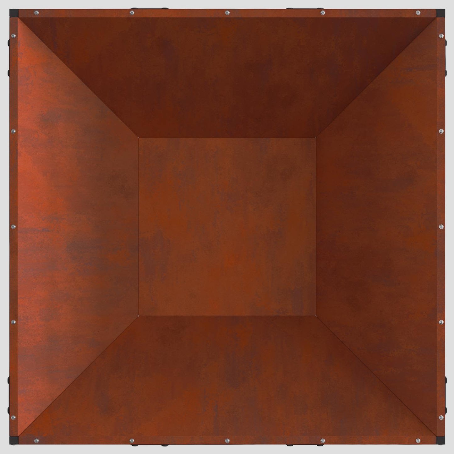 Vuurkorf Bruin Cortenstaal 80 x 80 x 40 cm Weerbestendig staal/bruin