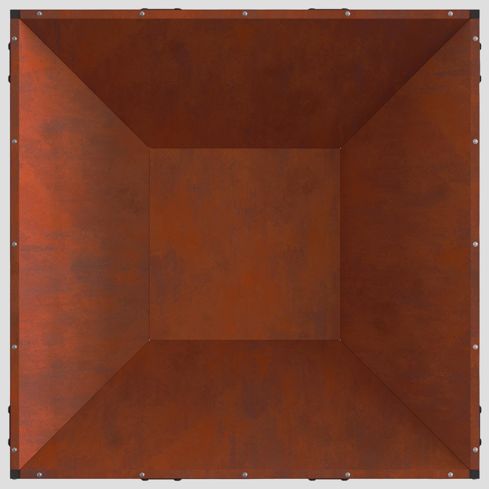 Vuurkorf Bruin Cortenstaal 80 x 80 x 40 cm Weerbestendig staal/bruin