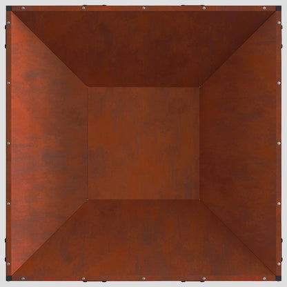 Vuurkorf Bruin Cortenstaal 80 x 80 x 40 cm Weerbestendig staal/bruin