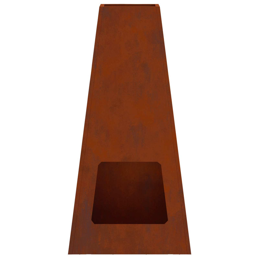 Vuurkorf Bruin 50 X 35 X 100 Cm Cortenstaal Weerbestendig staal/bruin
