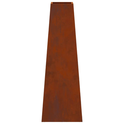Vuurkorf Bruin 50 X 35 X 100 Cm Cortenstaal Weerbestendig staal/bruin