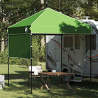 Awning Tent Green 194 x 194 x 251 cm Fabric