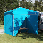Luifeltent blauw 243x243x251 cm Oxford stof
