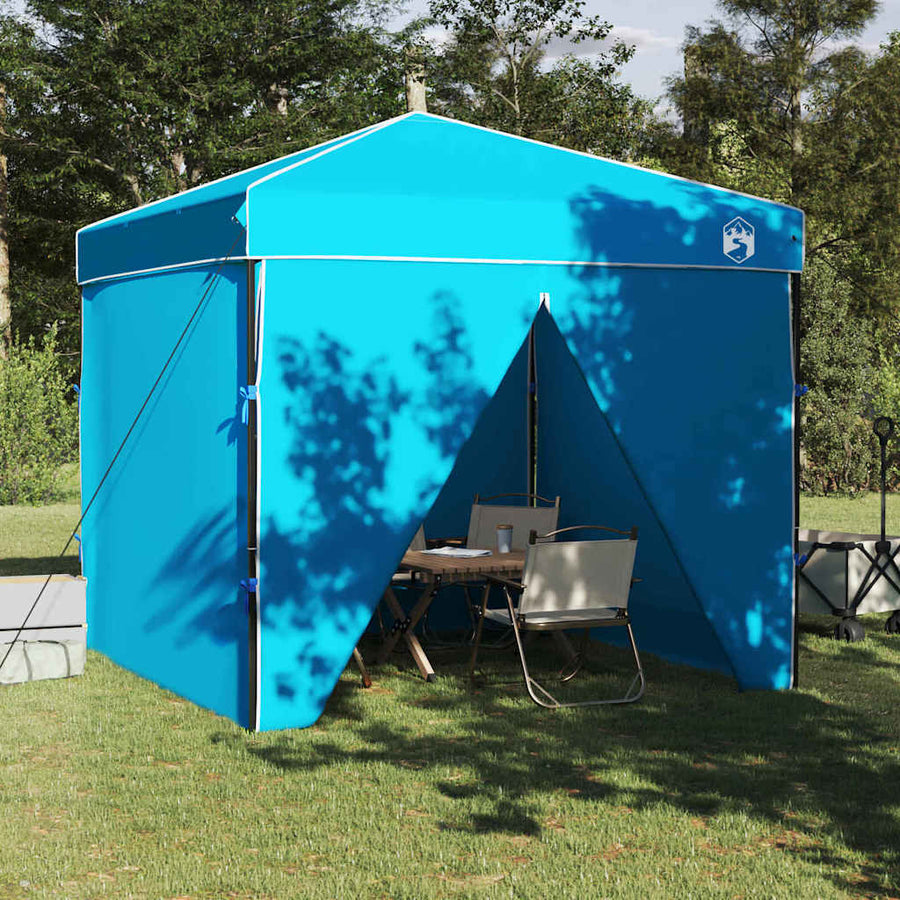 Luifeltent Blauw 250 x 250 x 227 / 236 / 245 cm Oxford stof