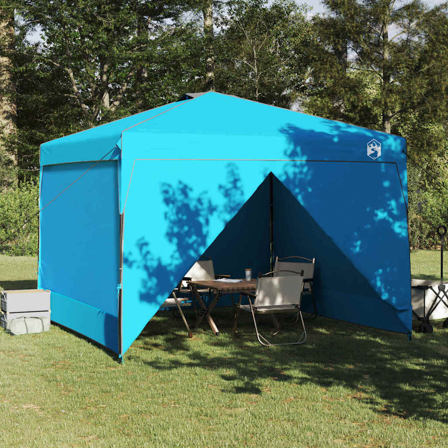 Luifeltent Blauw 300 x 300 x 227 / 236 / 245 cm Oxford stof