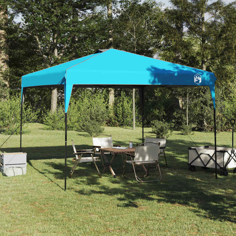 Luifeltent Blauw 300 x 300 x 227 / 236 / 245 cm Oxford stof