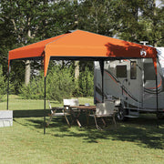Partytent 290x290x251 cm oranje stof