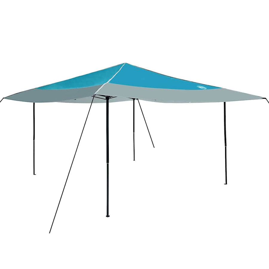 Luifeltent Blauw 400 x 400 x 227 / 236 / 245 cm Oxford stof