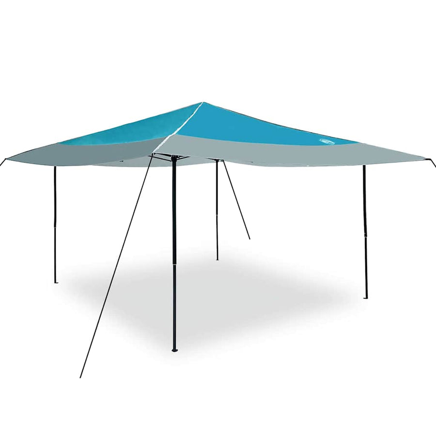 Luifeltent Blauw 400 x 400 x 227 / 236 / 245 cm Oxford stof