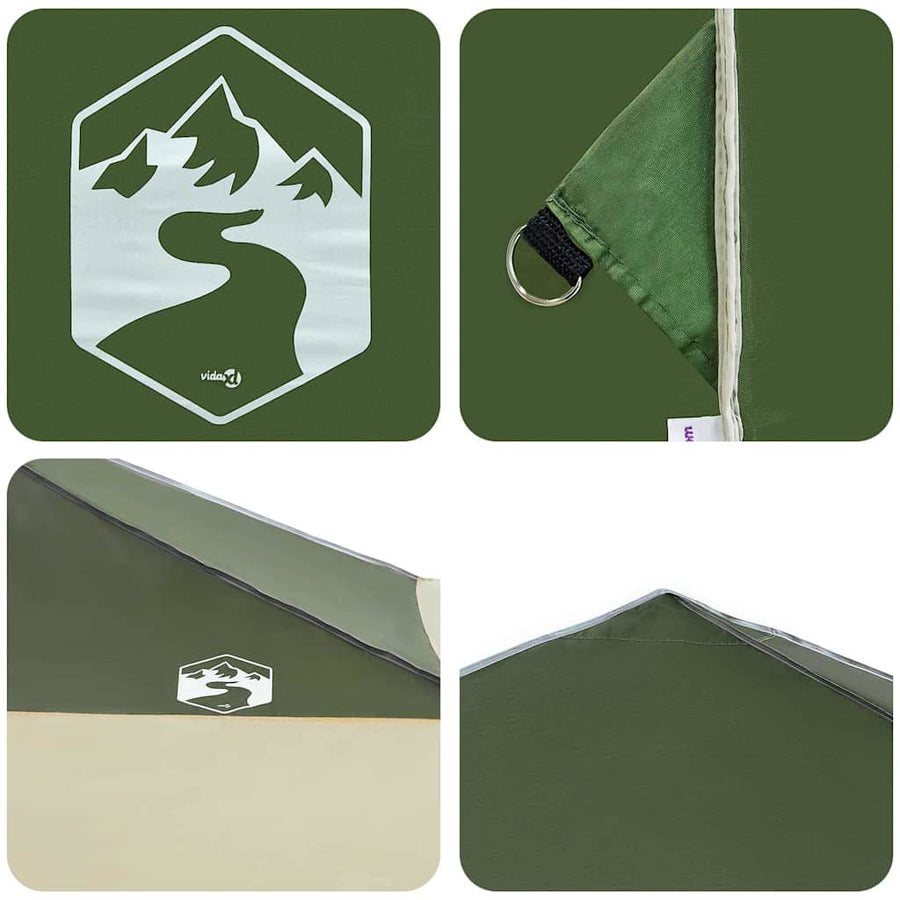 Luifeltent Groen 400 x 400 x 227 / 236 / 245 cm Oxford stof