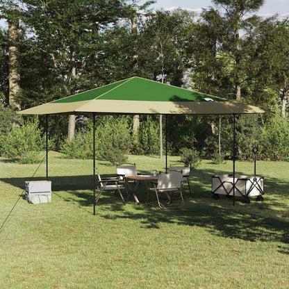 Luifeltent Groen 400 x 400 x 227 / 236 / 245 cm Oxford stof
