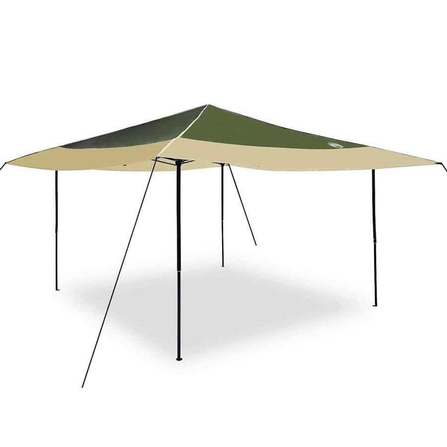 Luifeltent Groen 400 x 400 x 227 / 236 / 245 cm Oxford stof