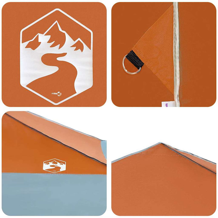 Luifeltent Oranje 400 x 400 x 227 / 236 / 245 cm Oxford stof