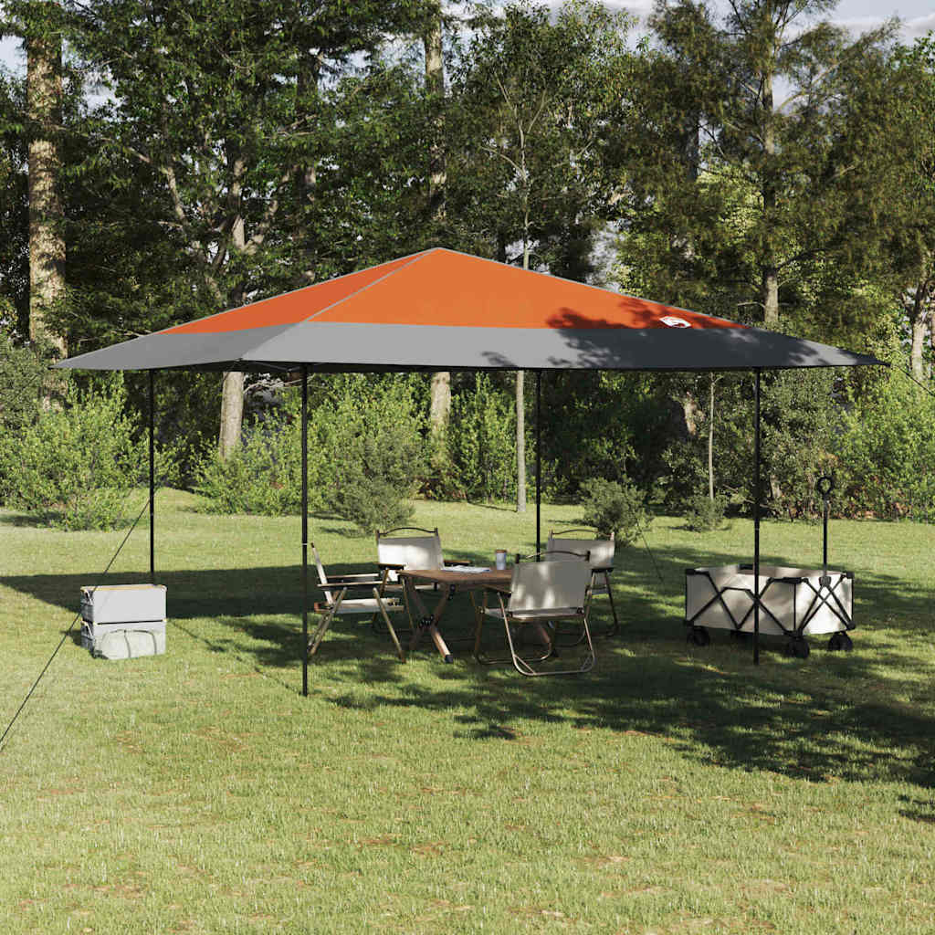 Luifeltent Oranje 400 x 400 x 227 / 236 / 245 cm Oxford stof