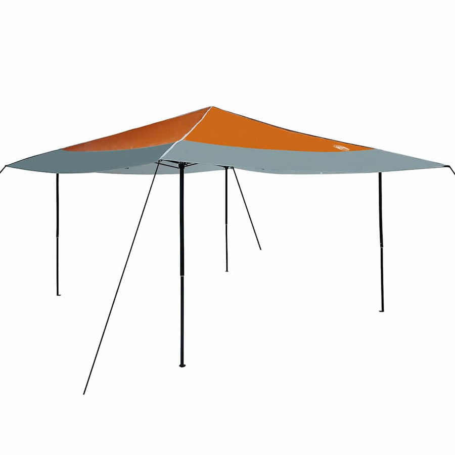 Luifeltent Oranje 400 x 400 x 227 / 236 / 245 cm Oxford stof