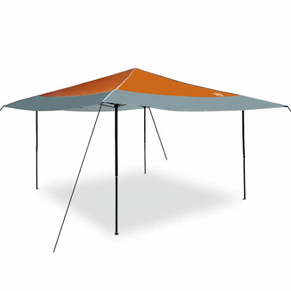 Luifeltent Oranje 400 x 400 x 227 / 236 / 245 cm Oxford stof