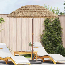 Strandparasol Bruin Ø 160 x 196 cm Staal