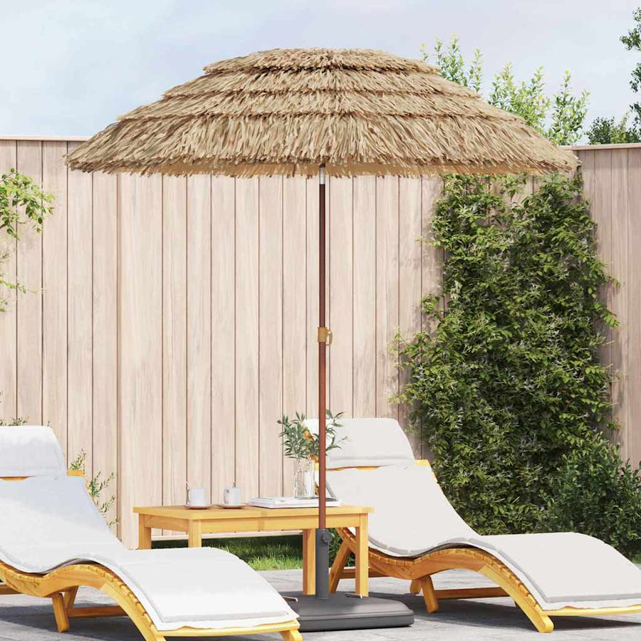 Strandparasol Bruin Ø 160 x 196 cm Staal