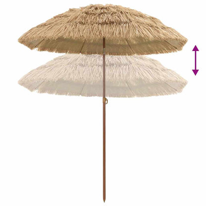 Strandparasol Bruin Ø 160 x 196 cm Staal