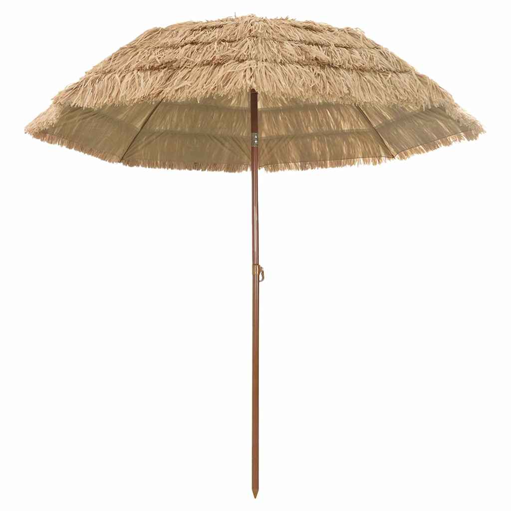 Strandparasol Bruin Ø 206 x 209.5 cm Staal