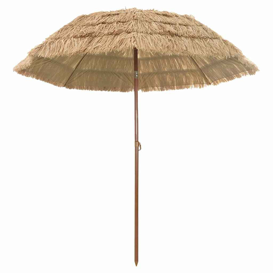 Strandparasol Bruin Ø 206 x 209.5 cm Staal
