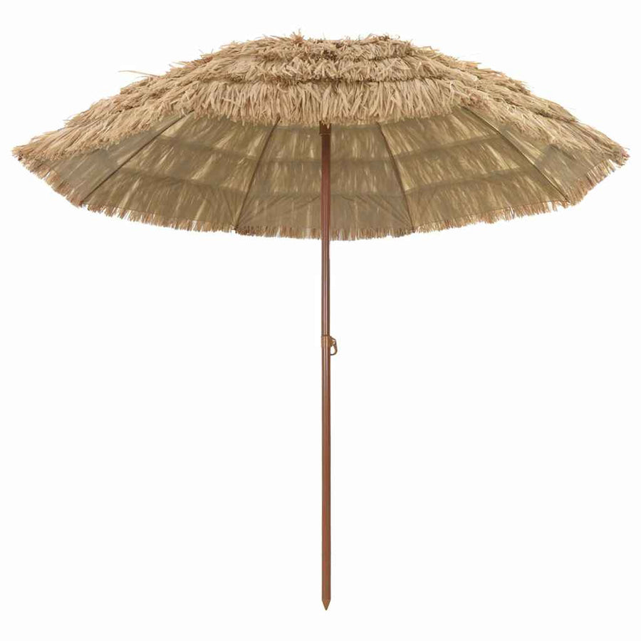 Strandparasol Bruin Ø 265 x 267 cm Staal