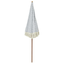 Parasol Grijs en Wit Ø 160 x 195 cm Staal