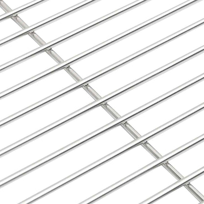Barbecuerooster Zilver 43 x 43 cm Roestvrij staal