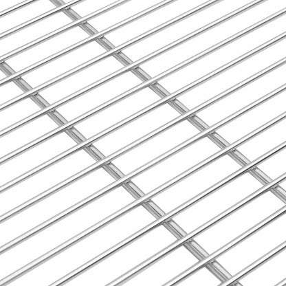 Barbecuerooster Zilver 57 x 57 cm Roestvrij staal