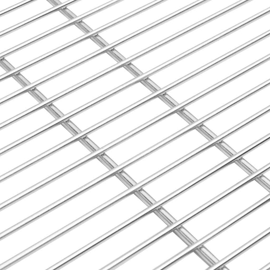 Barbecuerooster Zilver 60 x 60 cm Roestvrij staal
