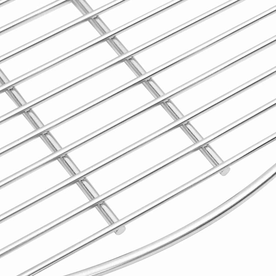 Barbecuerooster Zilver 60 x 60 cm Roestvrij staal