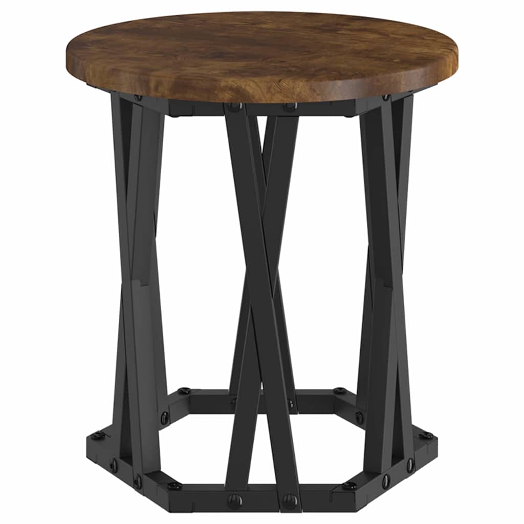 Nestbare Bijzettafel 3 pcs Gerookt eiken