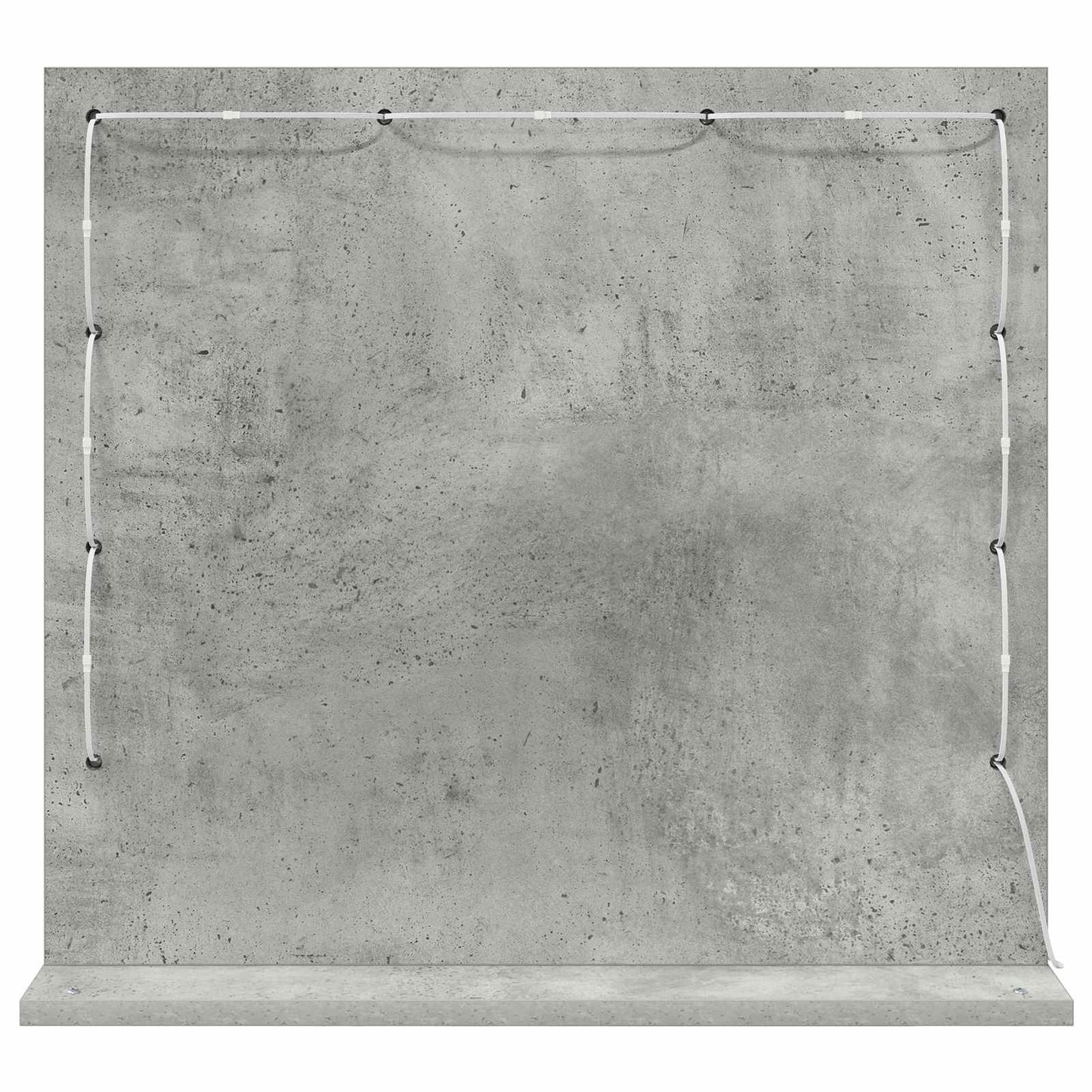 Schmink Spiegel Rechthoekig Beton Grijs 60 x 55 x 18 cm