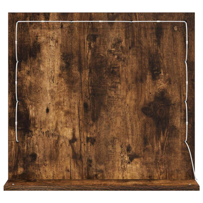 Schmink Spiegel Rechthoekig Gerookt eiken 60 x 55 x 18 cm