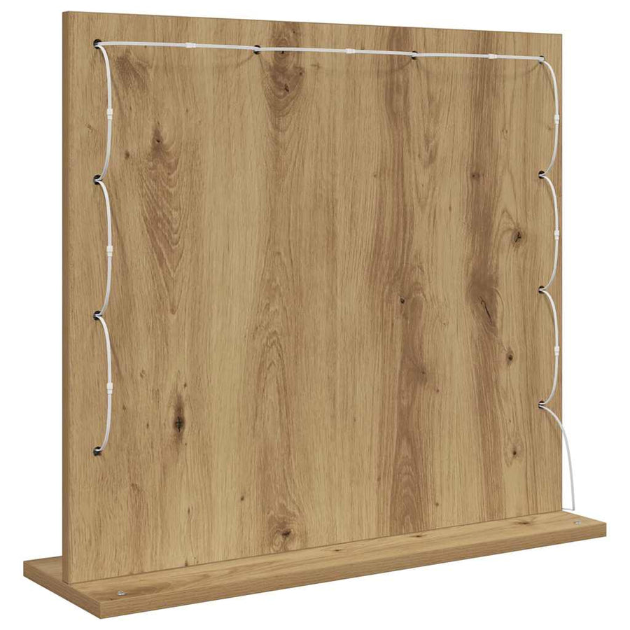 Schmink Spiegel Rechthoekig Artisan Eiken 60 x 55 x 18 cm