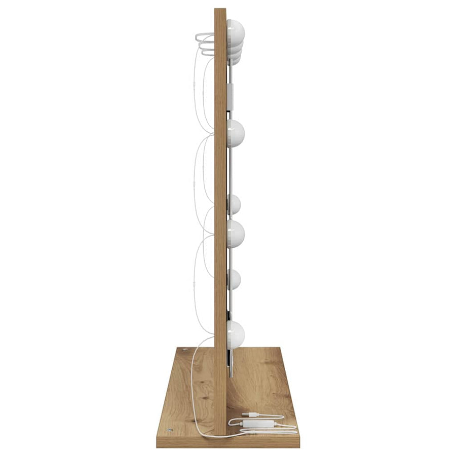 Schmink Spiegel Rechthoekig Artisan Eiken 60 x 55 x 18 cm