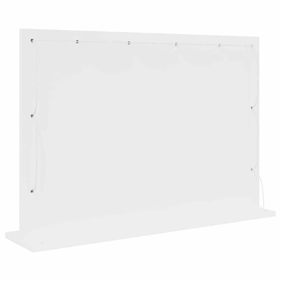 Schmink Spiegel 80 X 15 X 18 Cm Glas En Hout Met Kunststof 80 x 55 x 18 cm