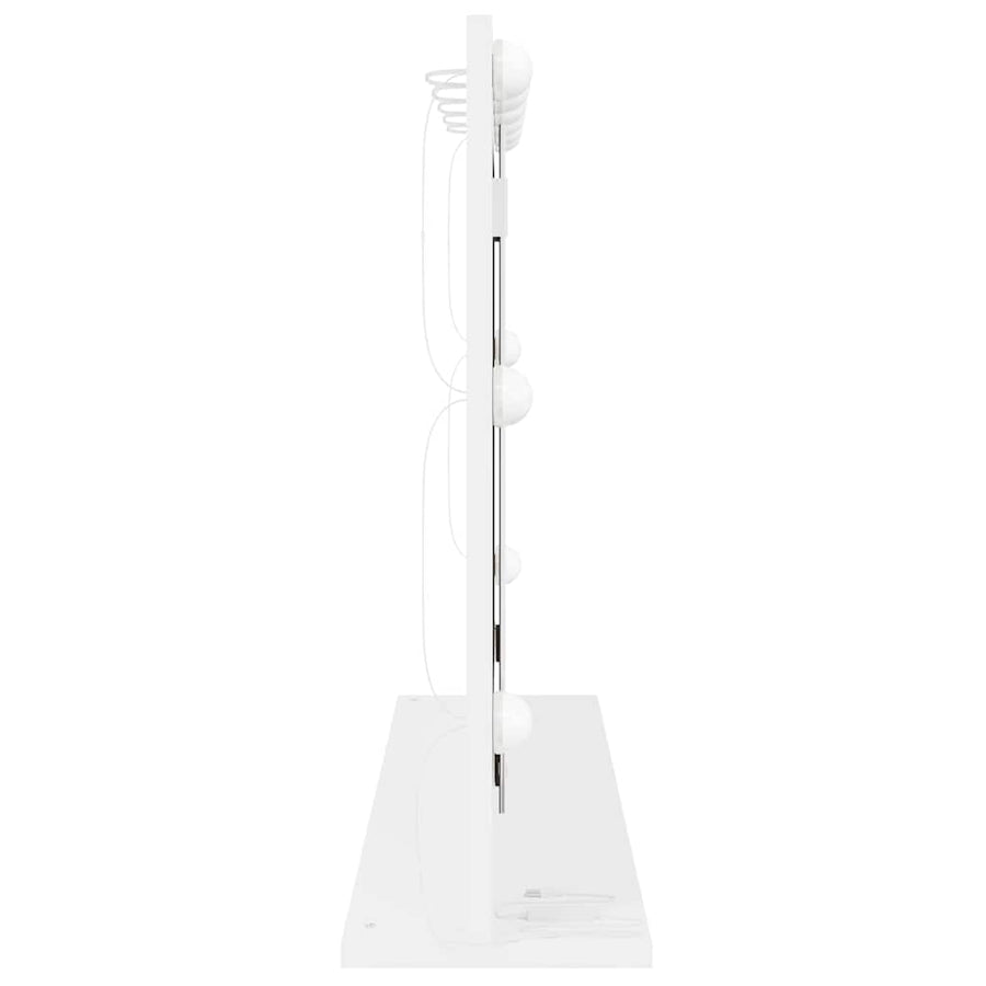 Schmink Spiegel 80 X 15 X 18 Cm Glas En Hout Met Kunststof 80 x 55 x 18 cm