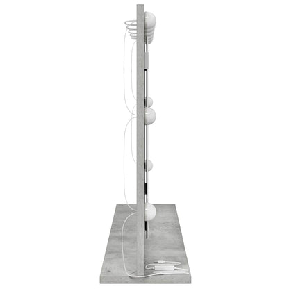 Schmink Spiegel Rechthoekig Beton Grijs 80 x 55 x 18 cm