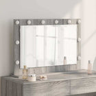 Makeup Mirror Rectangular Grey Sonoma 80 x 55 x 18 cm