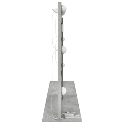 Schmink Spiegel Rechthoekig Beton Grijs 100 x 55 x 18 cm