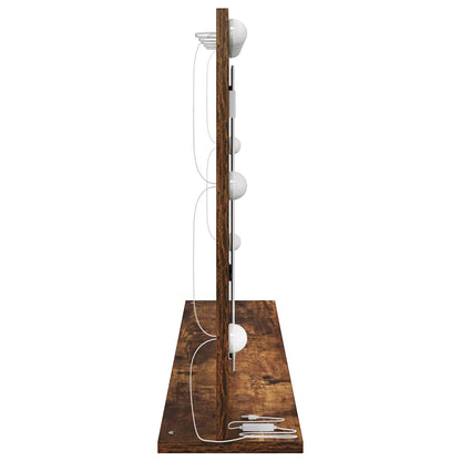 Schmink Spiegel Rechthoekig Gerookt eiken 100 x 55 x 18 cm